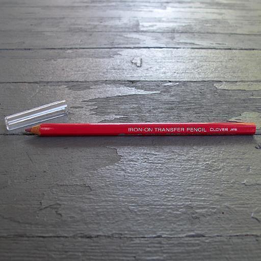 Clover - Iron On Transfer Pencil - Red - Default - gatherhereonline.sbs