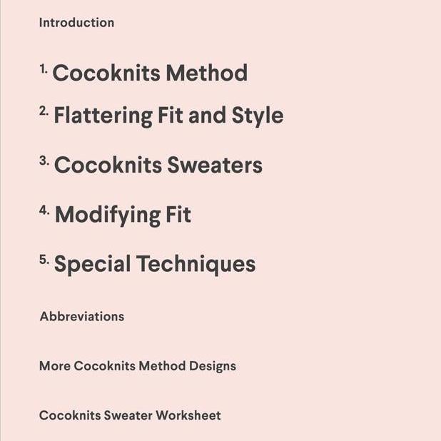 Cocoknits - Cocoknits Sweater Workshop Book - Default - gatherhereonline.sbs