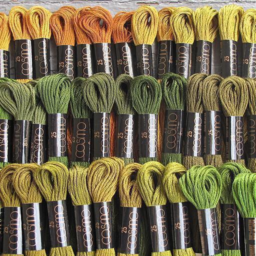Lecien - Cosmo Floss: Earth Tones - - gatherhereonline.sbs