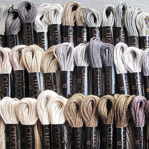 Lecien - Cosmo Floss: Neutrals - - gatherhereonline.sbs