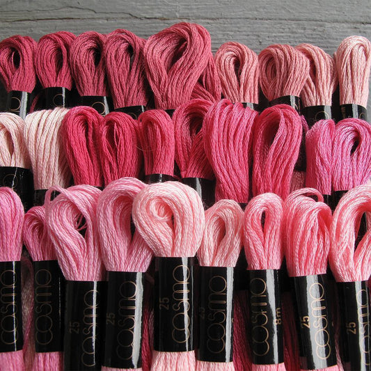 Lecien - Cosmo Floss: Pinks - 2114 - gatherhereonline.sbs