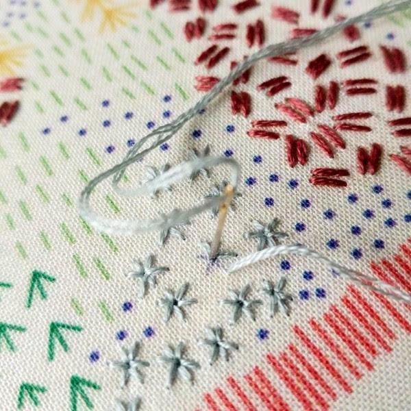 CozyBlue - Evening Walk embroidery kit - Default - gatherhereonline.sbs