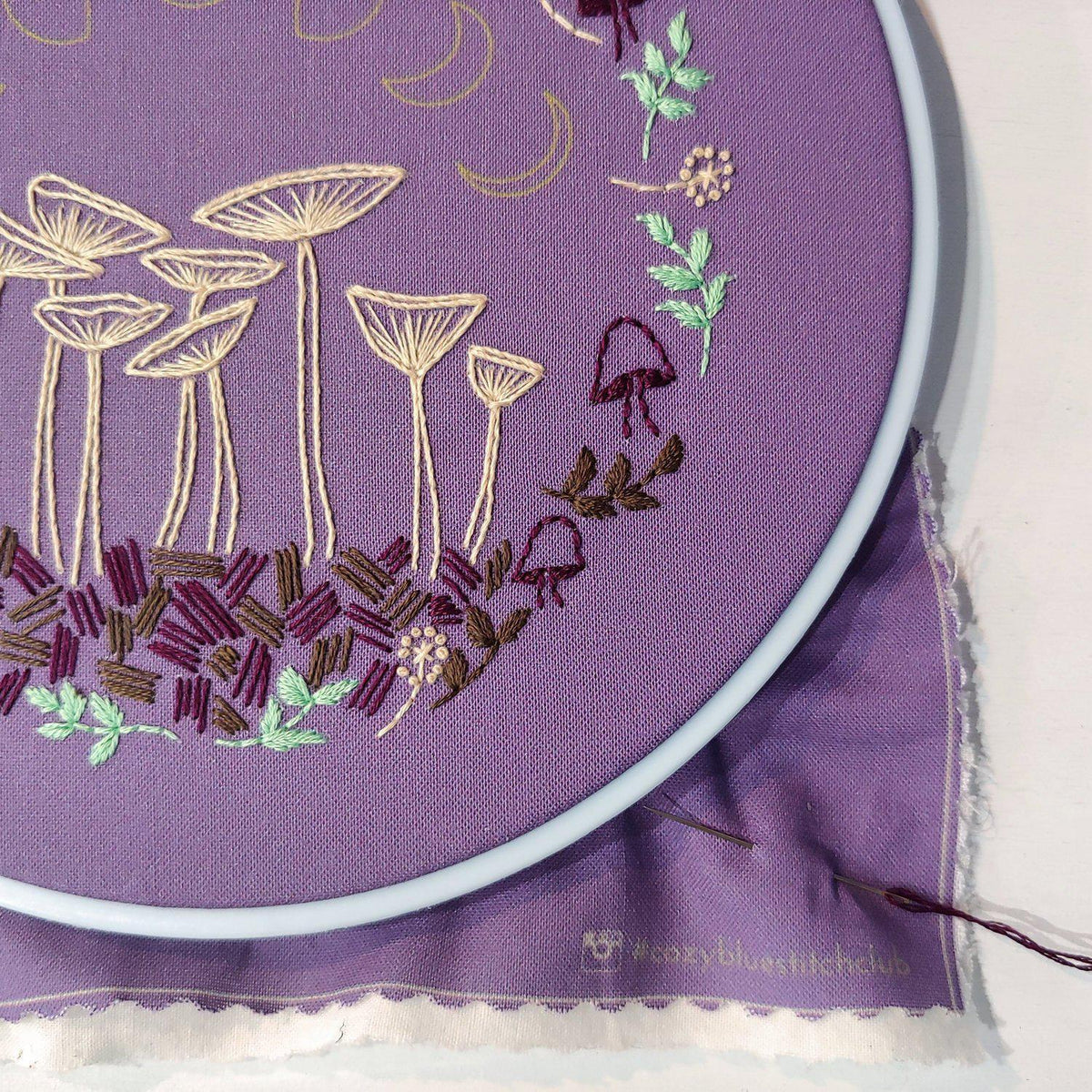 CozyBlue - Fairy Ring embroidery kit - Default - gatherhereonline.sbs