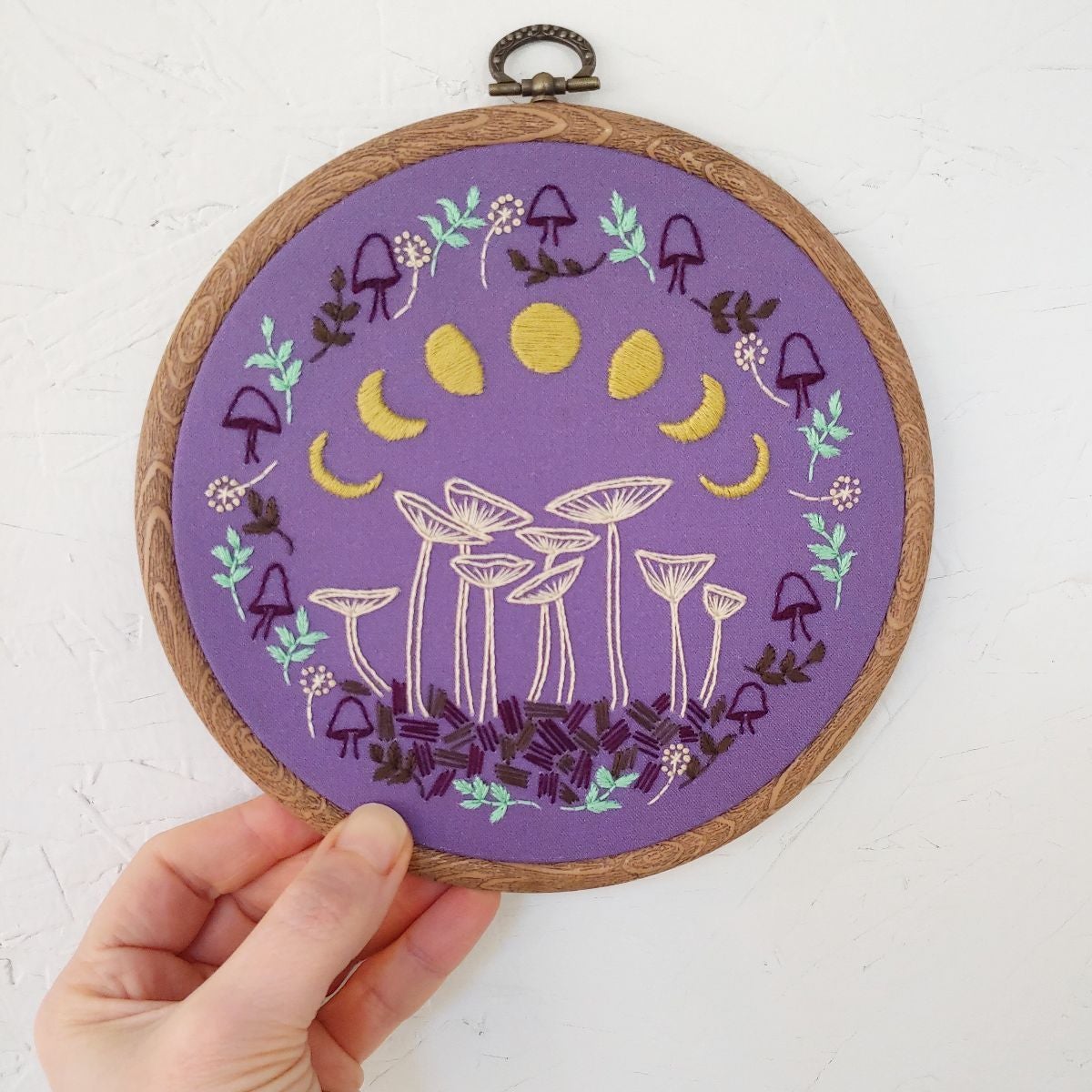 CozyBlue - Fairy Ring embroidery kit - Default - gatherhereonline.sbs