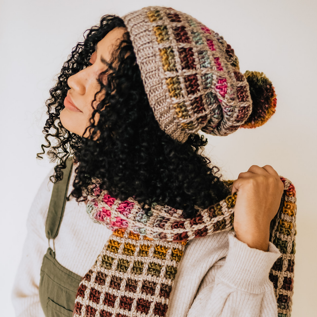 gather here classes-Tunisian Crochet - Mesa Hat - 2 sessions-class-gather here online