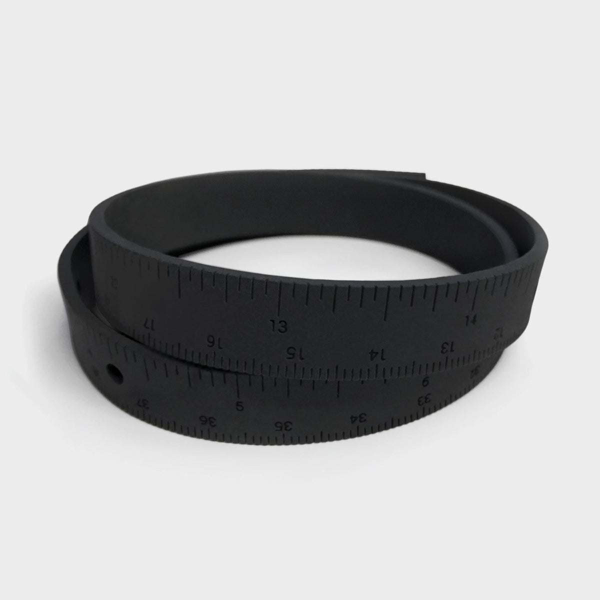 Crossover Industries - Rubber Wrist Ruler Black - - gatherhereonline.sbs