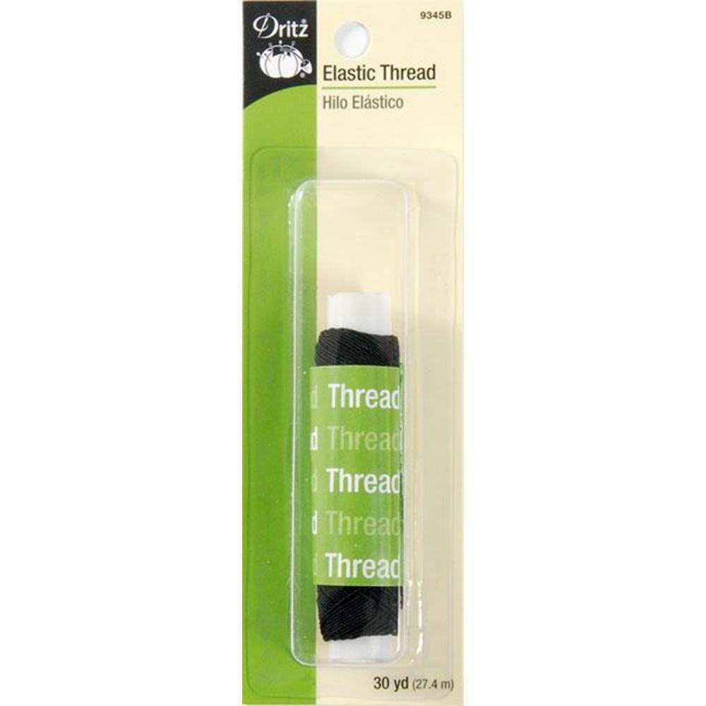 Dritz - Elastic Thread - Black - - gatherhereonline.sbs