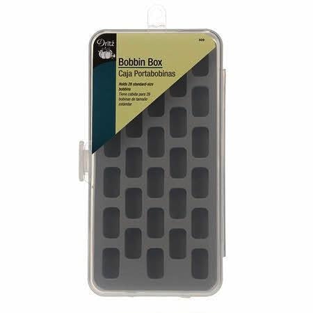 Dritz - Large Bobbin Box - holds 28 bobbins - - gatherhereonline.sbs