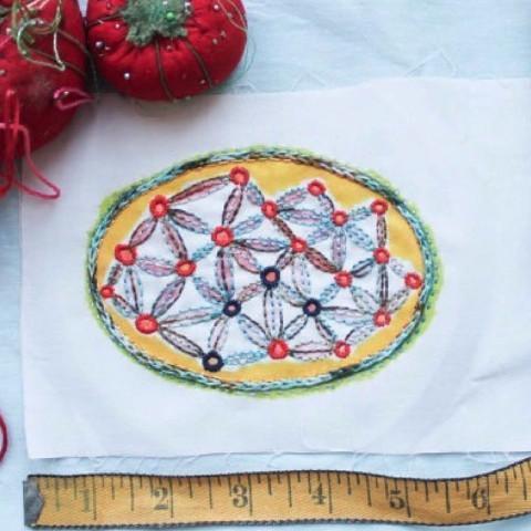 Dropcloth - Seeds Embroidery Sampler - Default - gatherhereonline.sbs