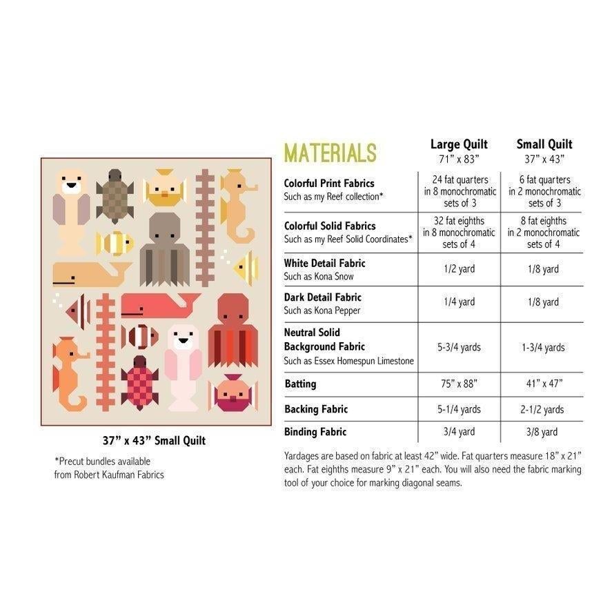 Elizabeth Hartman - Awesome Ocean Quilt Pattern - Default - gatherhereonline.sbs