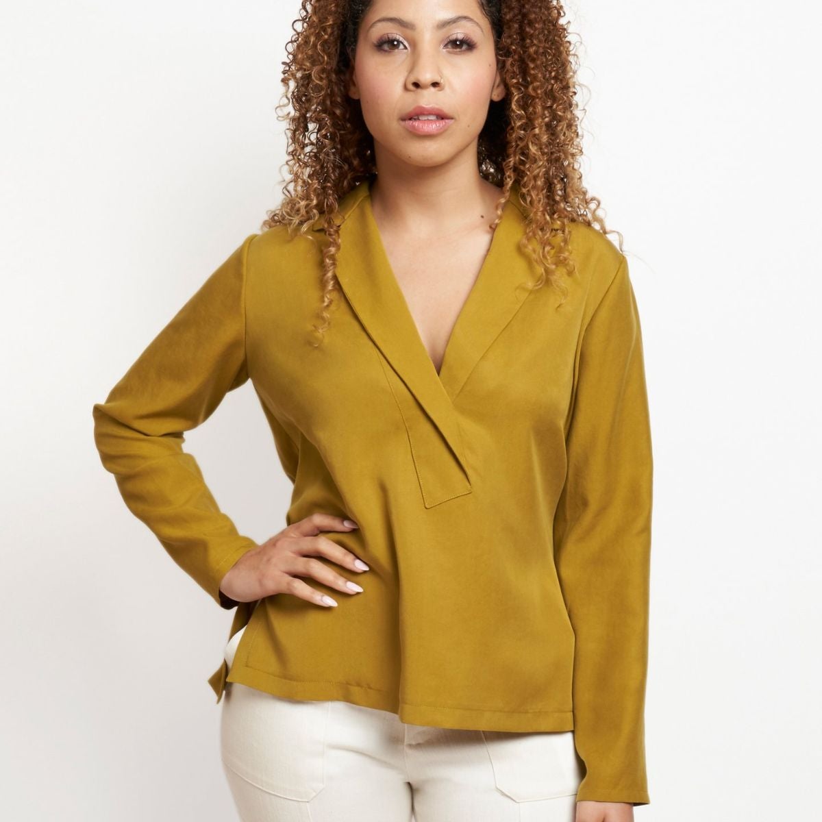 Grainline Studio-Augusta Shirt and Dress-sewing pattern-Sizes 0-18-gather here online