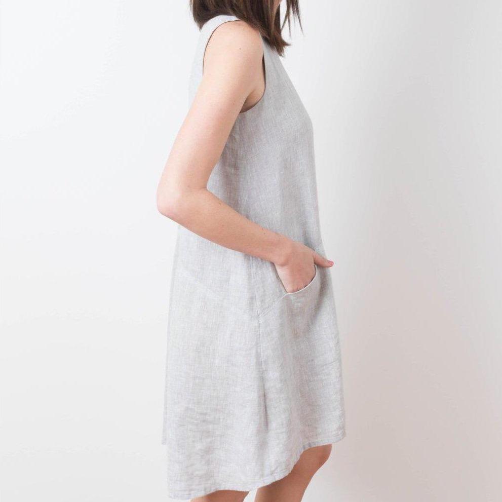 Grainline Studio - Farrow Dress Pattern - Default - gatherhereonline.sbs