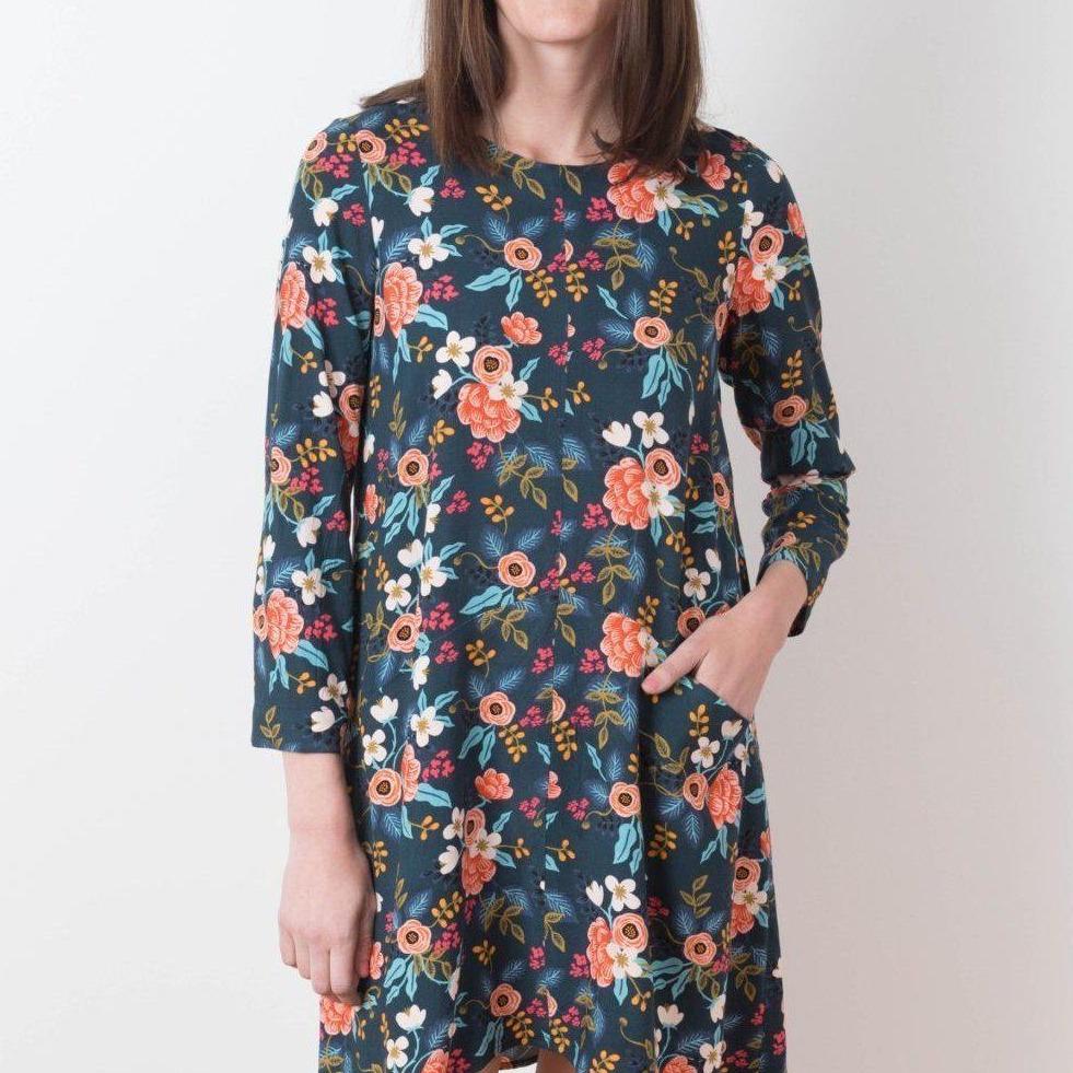 Grainline Studio - Farrow Dress Pattern - Default - gatherhereonline.sbs