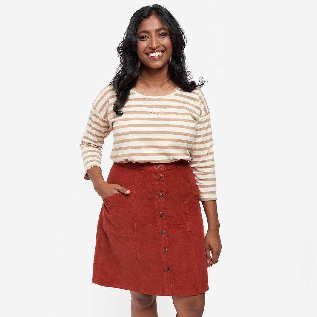 Grainline Studio - Reed Skirt - - gatherhereonline.sbs