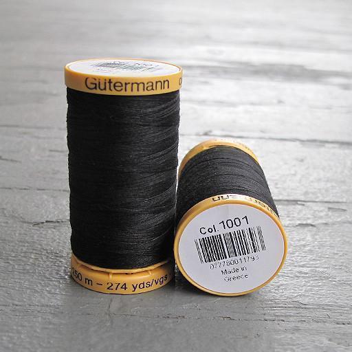 Gutermann - Gutermann Cotton Thread 250m - 1001 - gatherhereonline.sbs