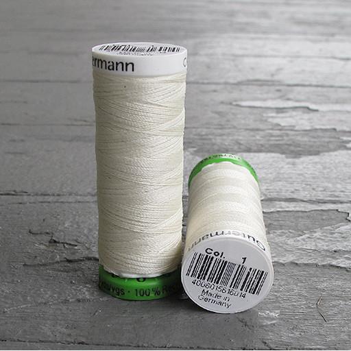 Gutermann - Gutermann Recycled Polyester Thread 100m - 001 - gatherhereonline.sbs