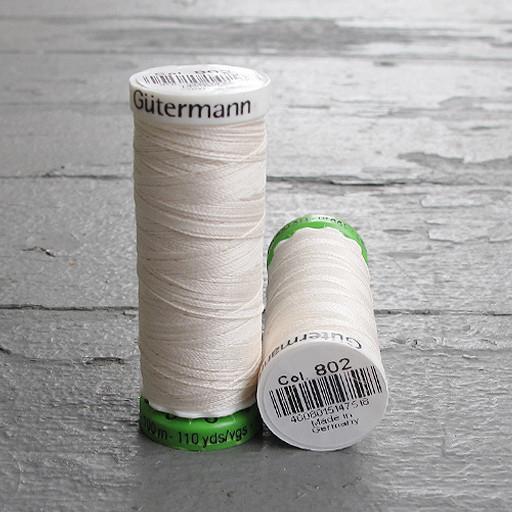 Gutermann - Gutermann Recycled Polyester Thread 100m - 802 - gatherhereonline.sbs