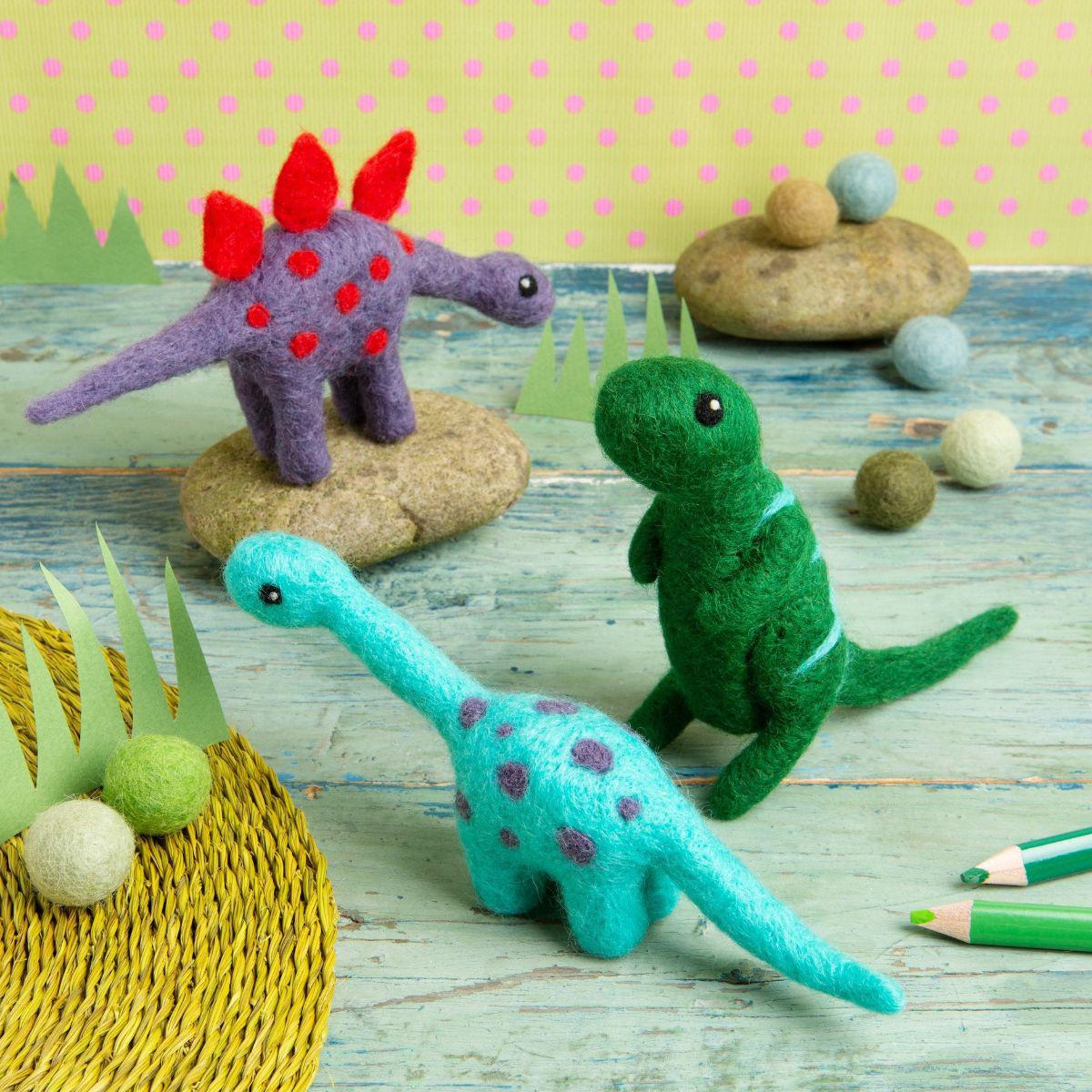 Hawthron Handmade-T-Rex Mini Needle Felting Kit-craft kit-gather here online