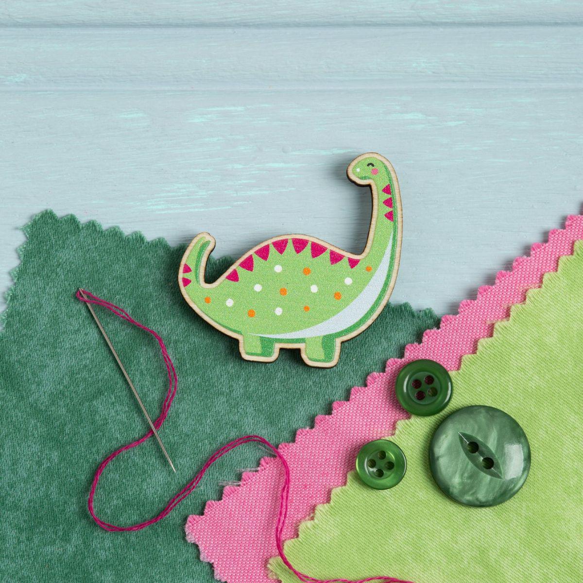 Hawthorn Handmade-Dinosaure Magnetic Needle Minder-notion-gather here online