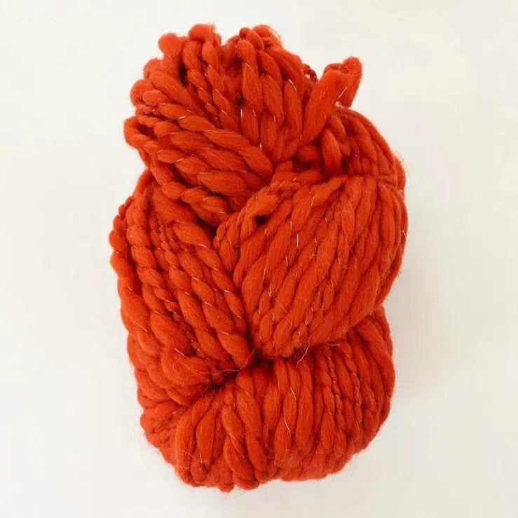 Knit Collage - Spun Cloud - Joy Bomb Orange - gatherhereonline.sbs