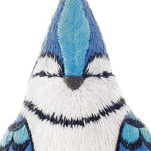 Kiriki Press - Blue Jay DIY Embroidery Kit - Default - gatherhereonline.sbs