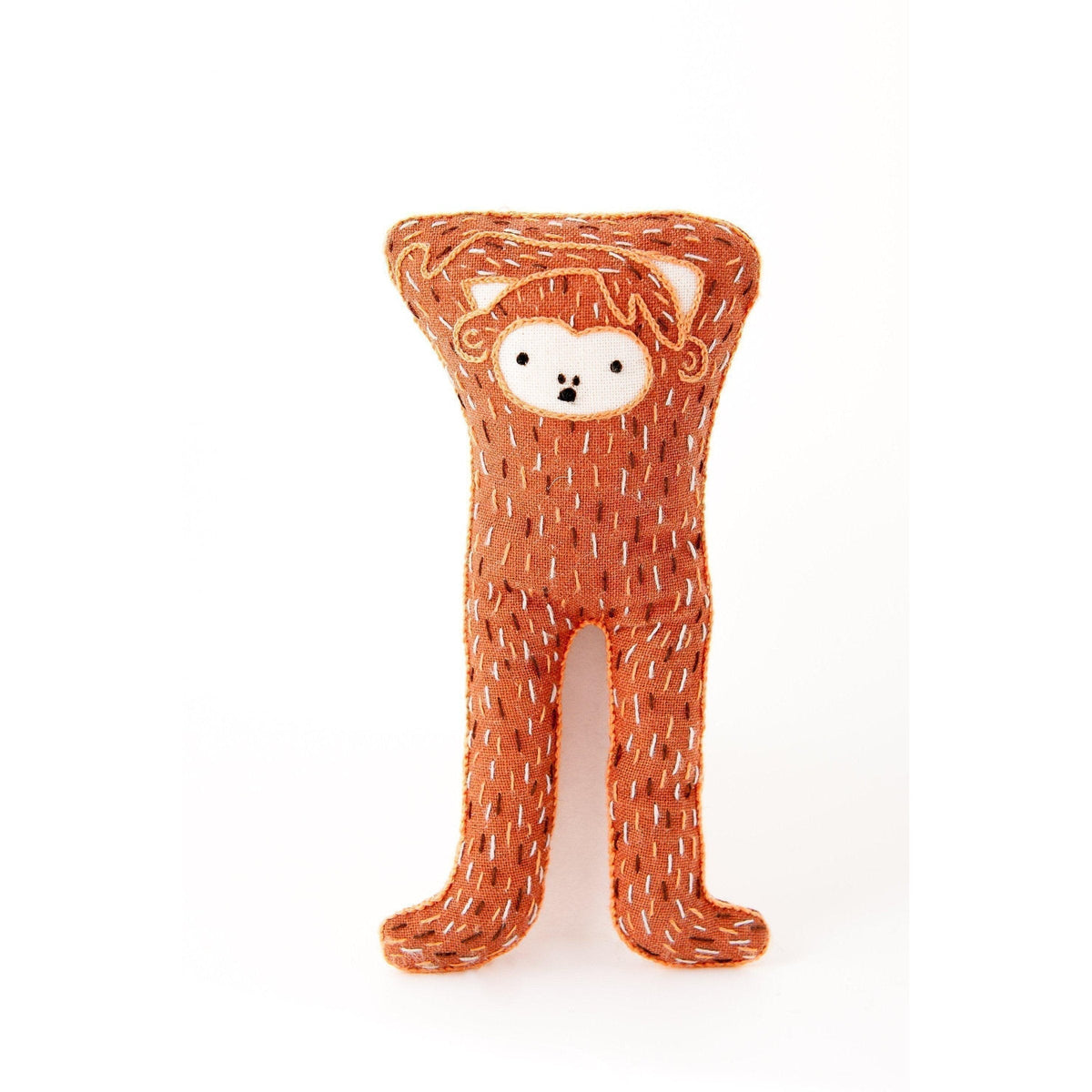 Kiriki Press - Starter Embroidery Kit - Monkey - gatherhereonline.sbs