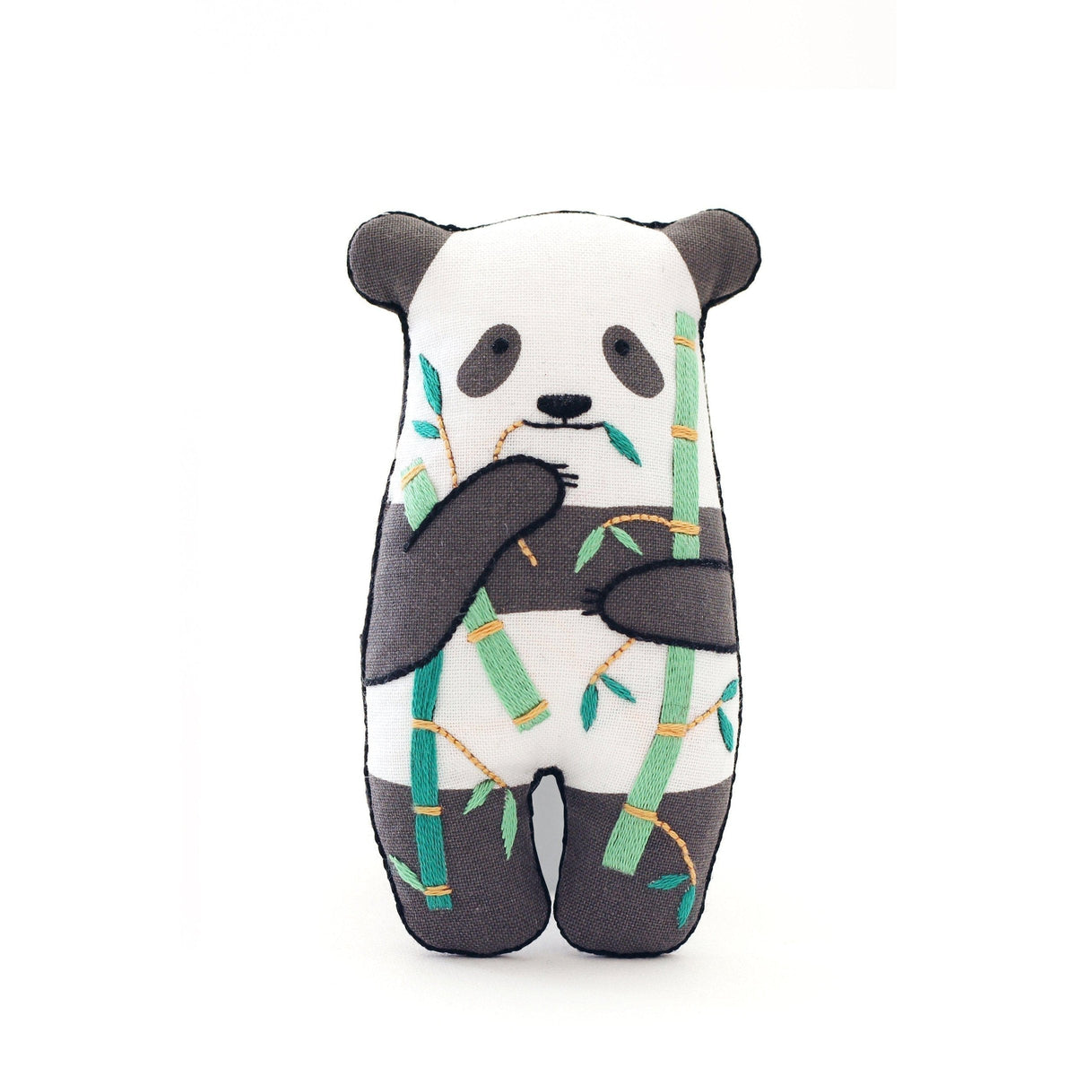 Kiriki Press - Starter Embroidery Kit - Panda - gatherhereonline.sbs