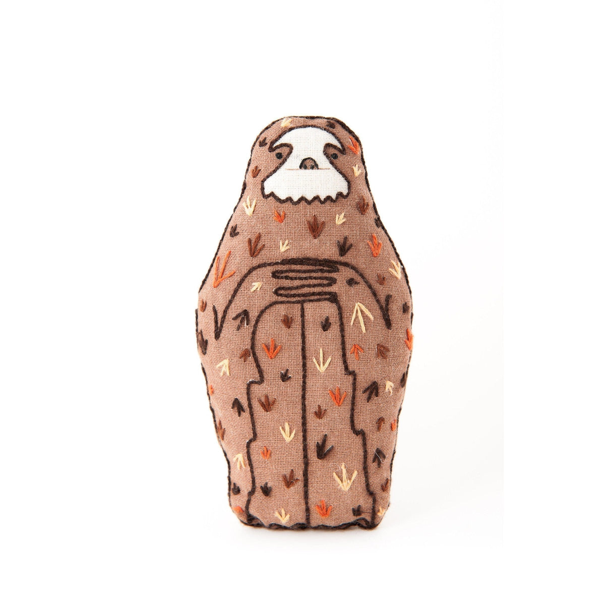 Kiriki Press - Starter Embroidery Kit - Sloth - gatherhereonline.sbs