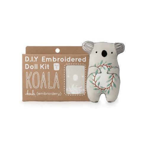 Kiriki Press - Koala DIY Embroidery Kit - Default - gatherhereonline.sbs