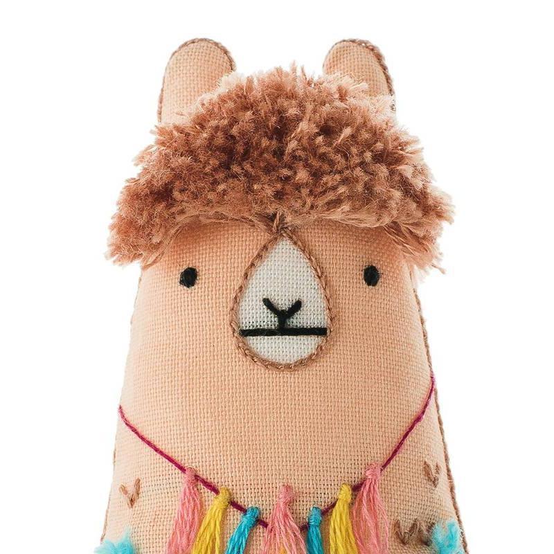 Kiriki Press - Llama DIY Embroidery Kit - Default - gatherhereonline.sbs