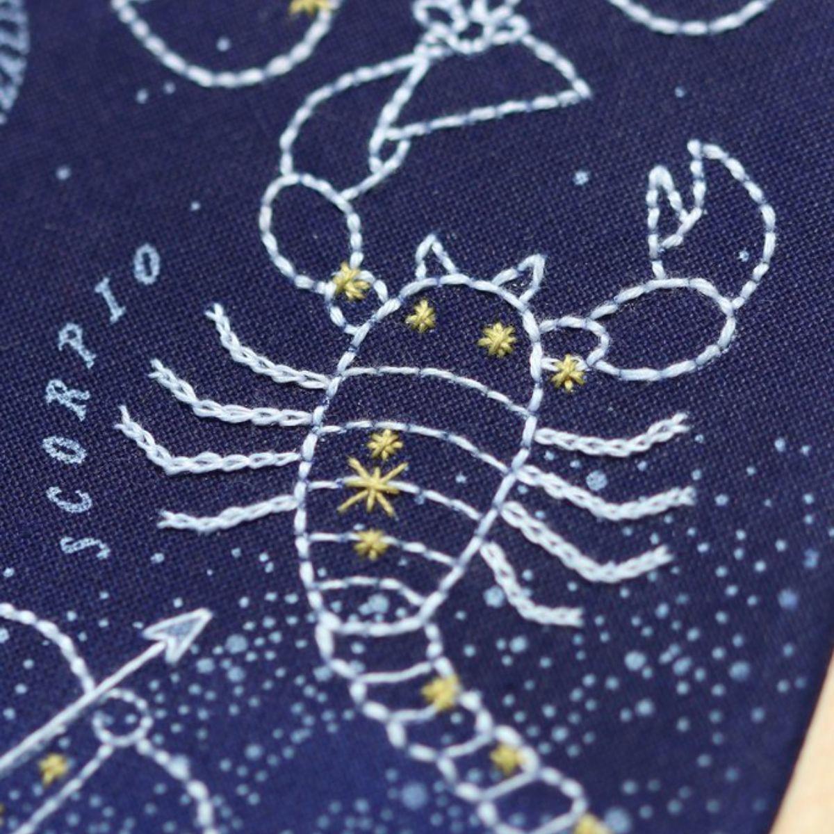Kiriki Press-Star Map Embroidery Kit-embroidery kit-gather here online