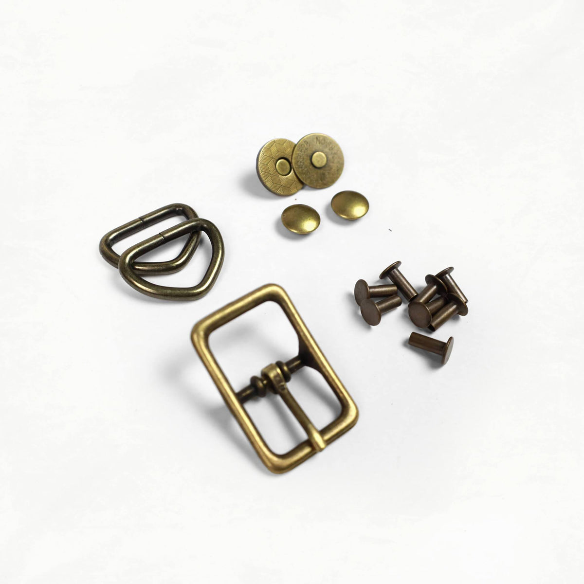 Klum House Workshop-Naito Bucket Bag Leather + Hardware Kit - Chestnut Leather-sewing kit-gather here online