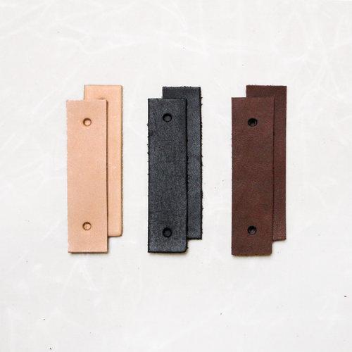 Klum House Workshop-Woodland Dopp Finishing Kit - Tan & Antique Brass-sewing notion-gather here online