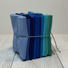 Kona - Fat Quarter Bundle of Kona Solids (12 Pieces) - cool ombre - gatherhereonline.sbs