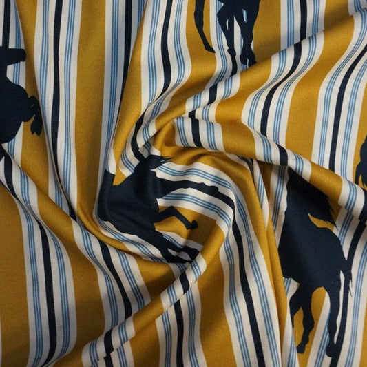 Lady McElroy - Riding Stripe Soft Stretch Drill - Default - gatherhereonline.sbs