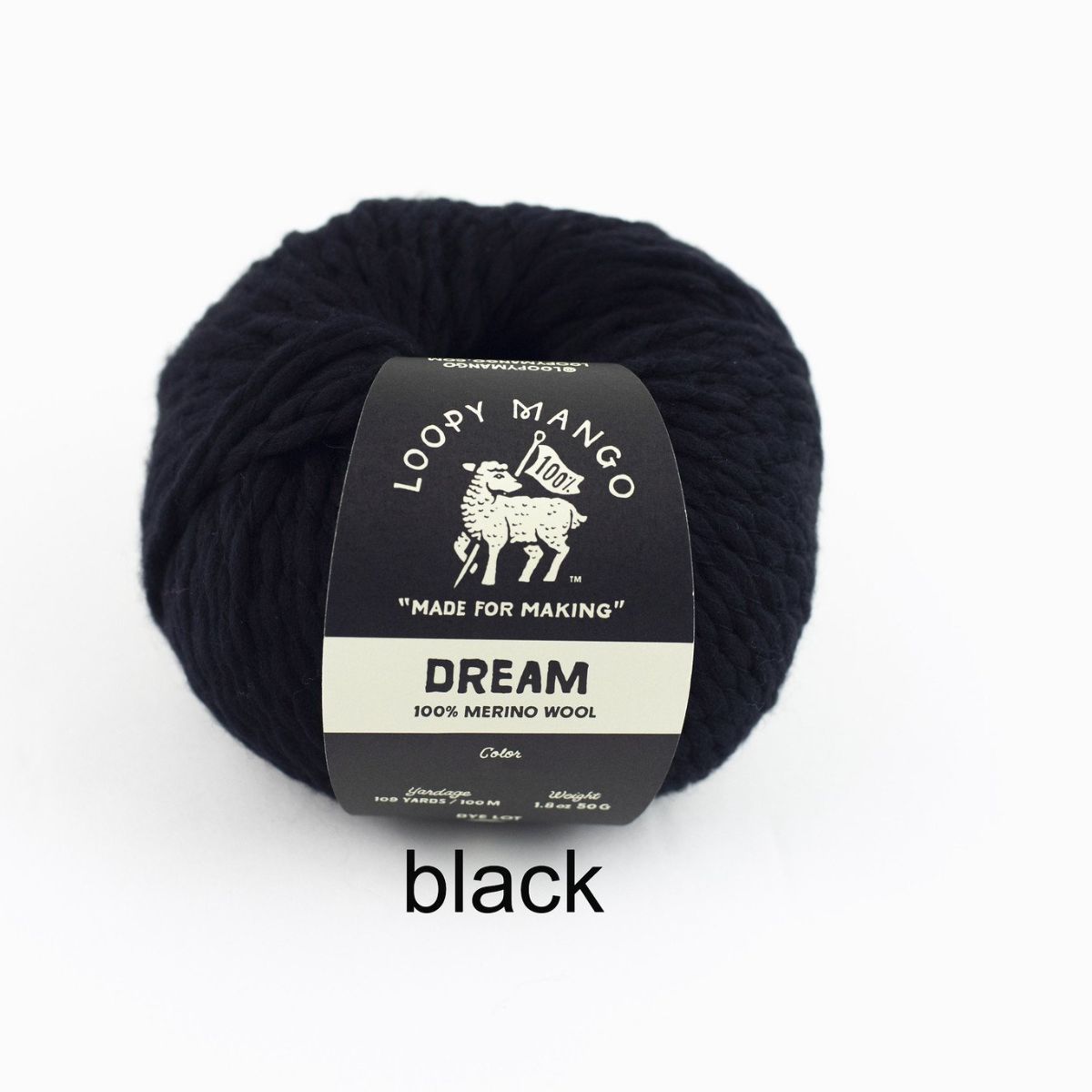 Loopy Mango-Dream-yarn-Black-gather here online