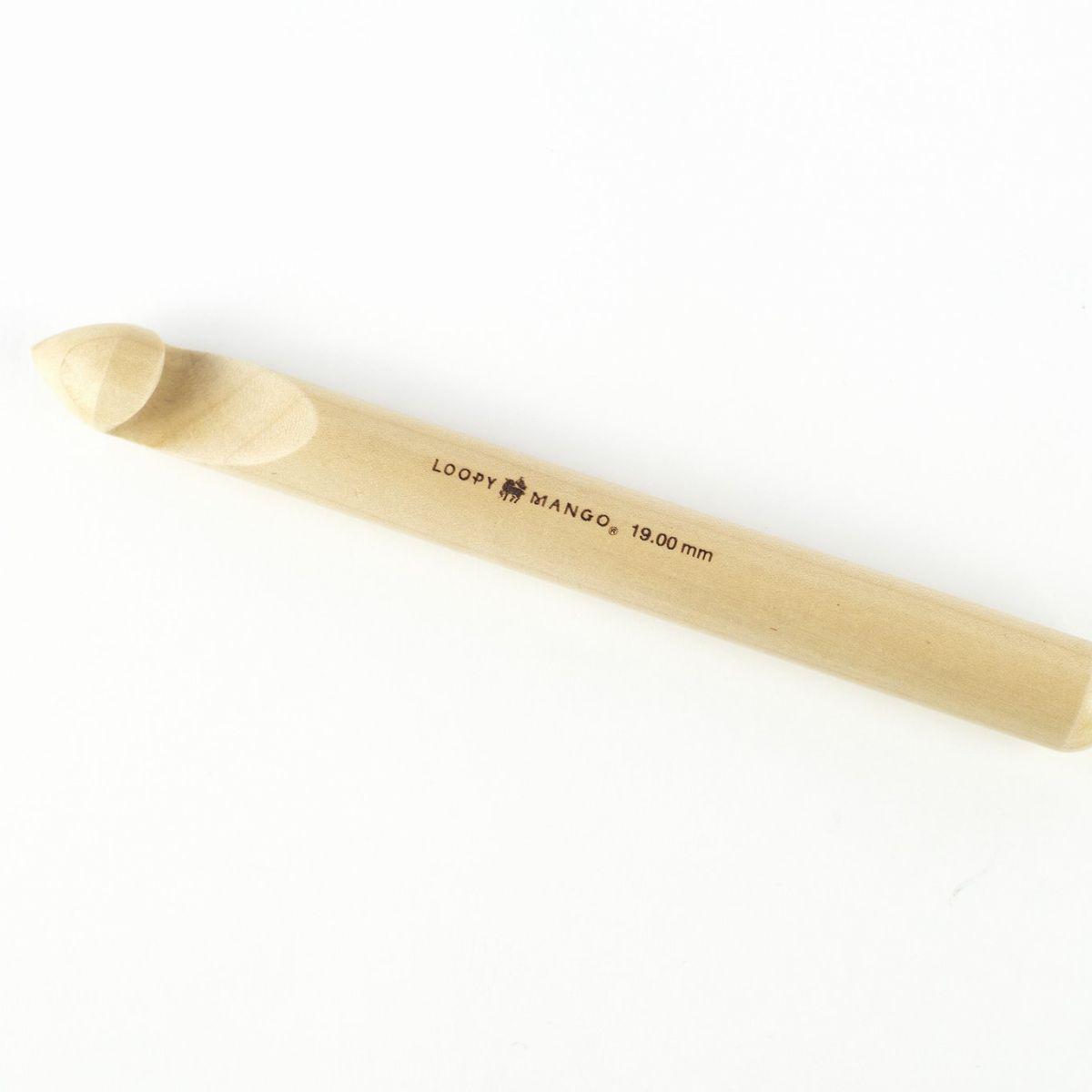 Loopy Mango-Maple Crochet Hook-knitting needle/crochet hook-Size S (19mm)-gather here online