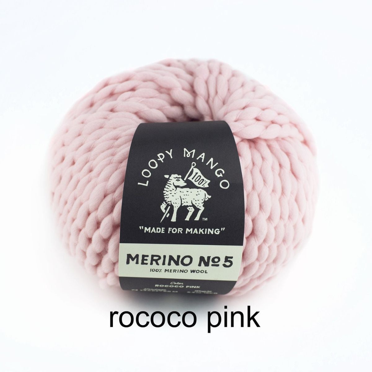 Loopy Mango-Merino No. 5-yarn-Rococo Pink-gather here online