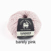 Loopy Mango-Summer-yarn-Barely Pink-gather here online