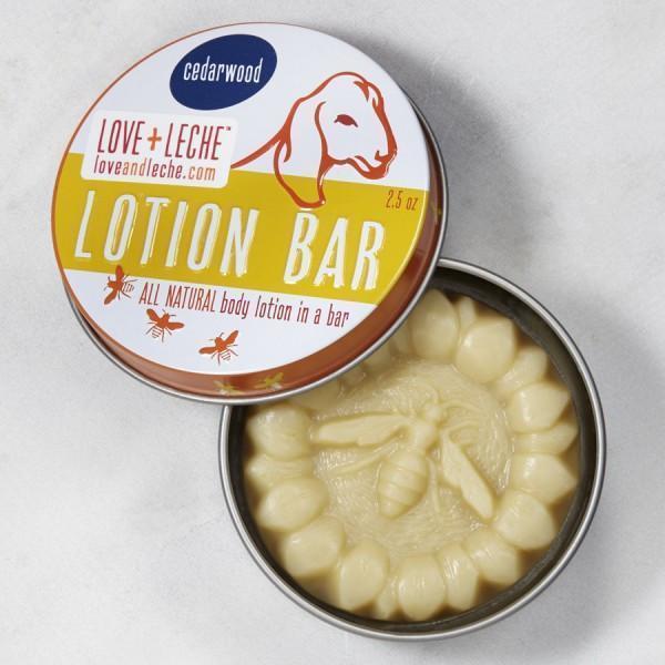 Love + Leche - Lotion Bar - Cedarwood - gatherhereonline.sbs