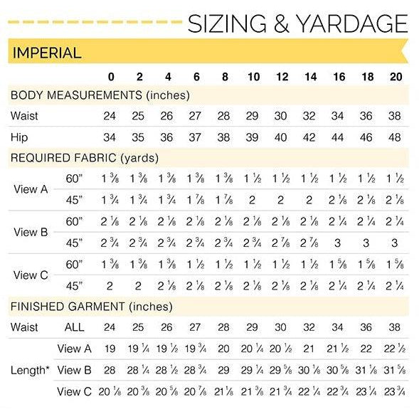 Megan Nielsen-Brumby Skirt Pattern-sewing pattern-gather here online