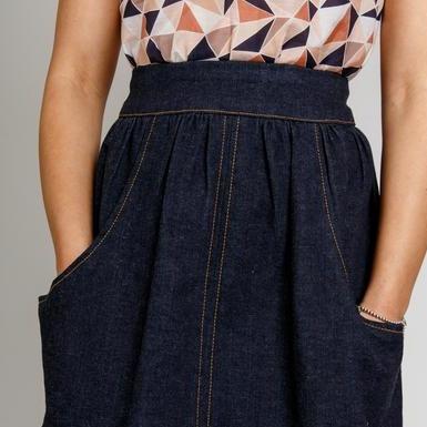 Megan Nielsen-Brumby Skirt Pattern-sewing pattern-Default-gather here online