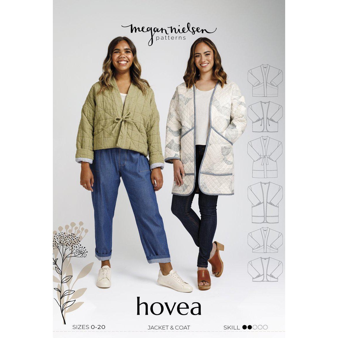 Megan Nielsen-Hovea Jacket & Coat Pattern-sewing pattern-gather here online