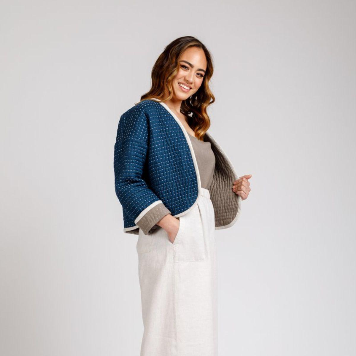 Megan Nielsen-Hovea Jacket & Coat Pattern-sewing pattern-gather here online
