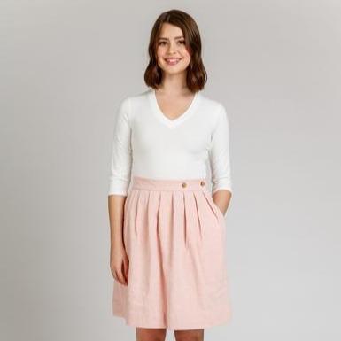 Megan Nielsen-Wattle Skirt Pattern-sewing pattern-Default-gather here online