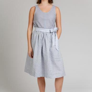 Megan Nielsen-Wattle Skirt Pattern-sewing pattern-Default-gather here online