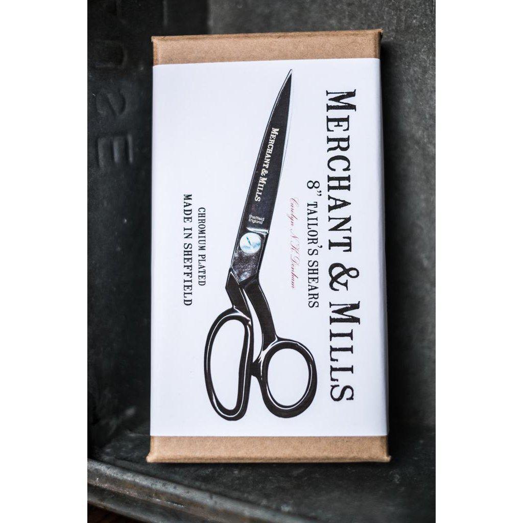 Merchant & Mills - Black 8” Tailor Shears - - gatherhereonline.sbs