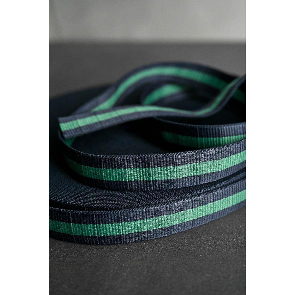 Merchant & Mills - Claremont Navy/Green Webbing - - gatherhereonline.sbs