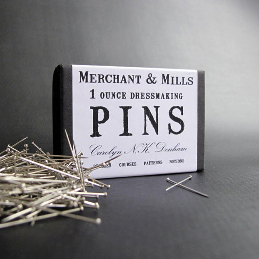 Merchant & Mills - Dressmaking Pins, 1 ounce - Default - gatherhereonline.sbs