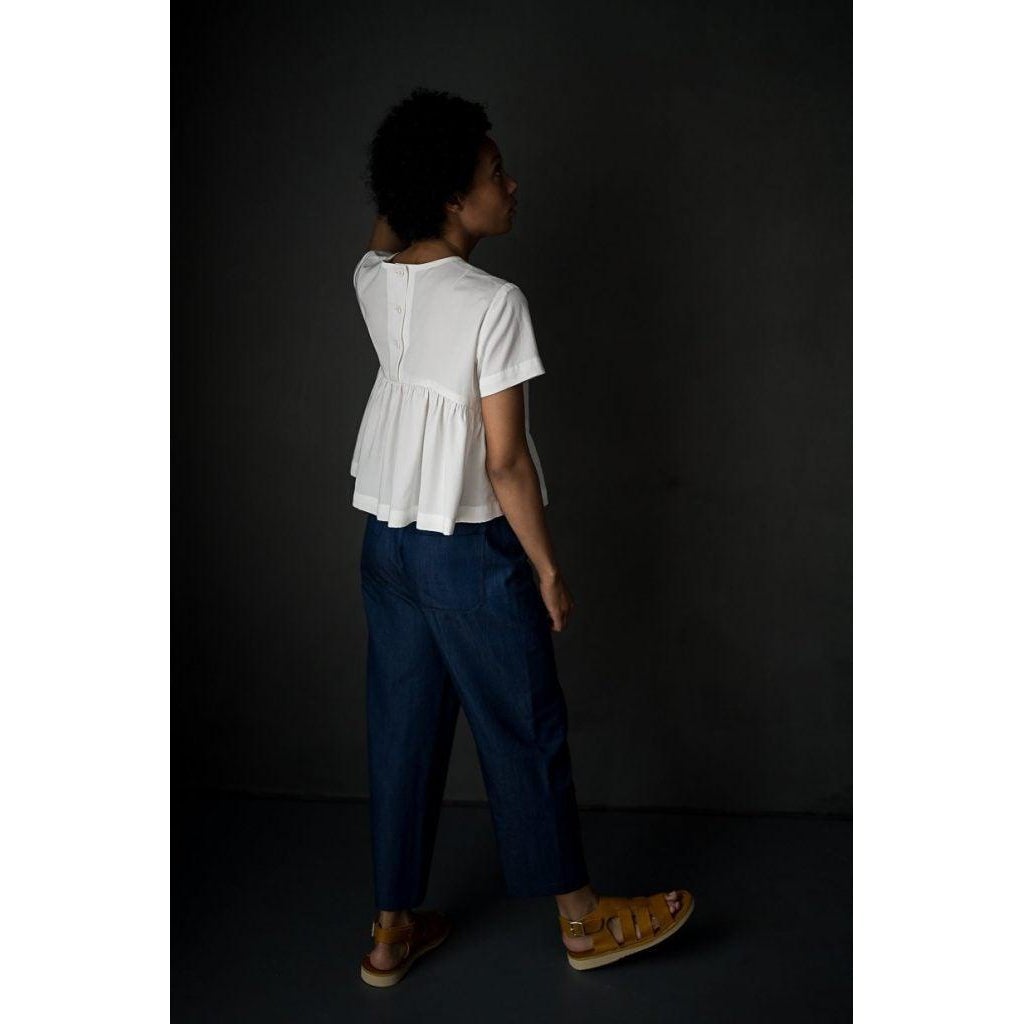 Merchant & Mills-Florence Top & Dress-sewing pattern-gather here online